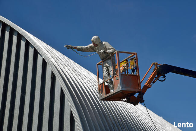 MALOWANIE NATRYSKOWE WNĘTRZ ELEWACJI MYCIE DACHÓW KARCHER