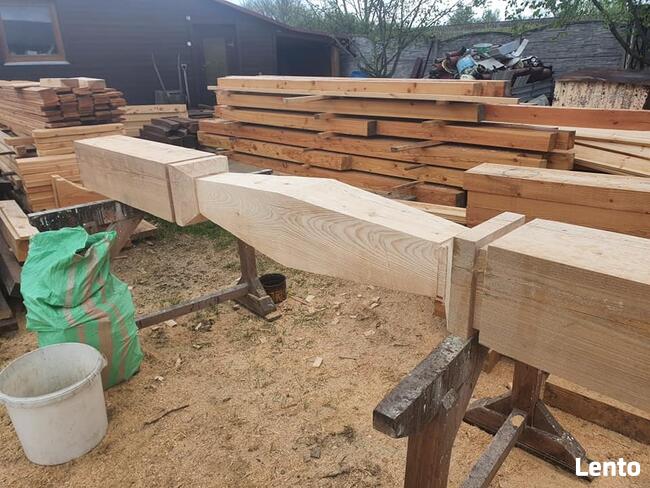 altana slupy podporowe, rzeźbione slupy do altan