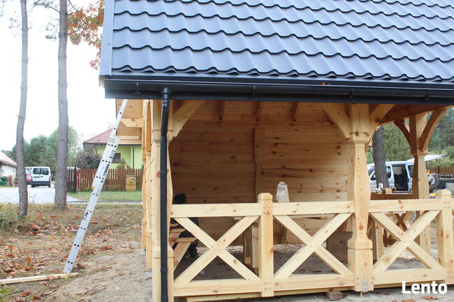 altana slupy podporowe, rzeźbione slupy do altan