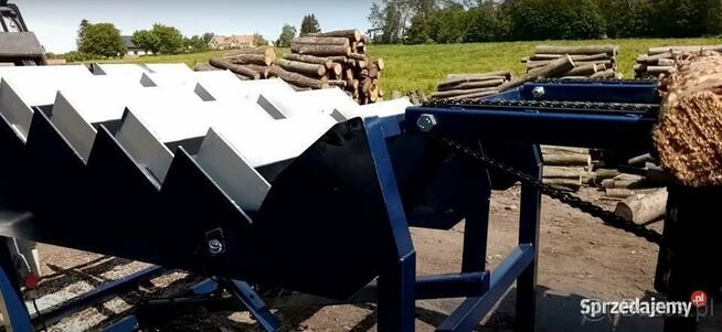 Podajnik schodkowy, dzielnik, separator do drewna.