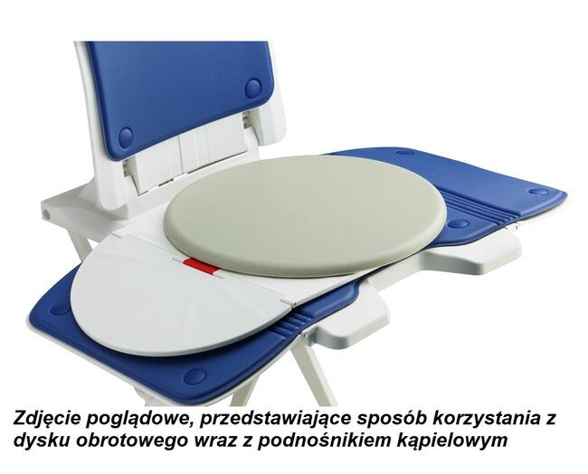 Podnośnik wannowy Comfort Plus z siedziskiem obrotowym, nowy
