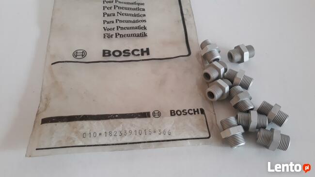 Złącze wtykowe kątowe, proste ,nypel pneumatyczny Bosch