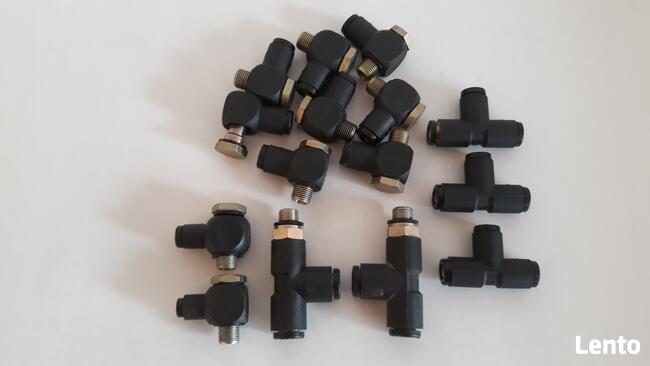 Złącze wtykowe kątowe, proste ,nypel pneumatyczny Bosch