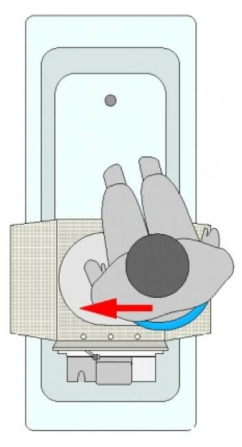 Podnośnik wannowy Comfort Plus z siedziskiem obrotowym, nowy