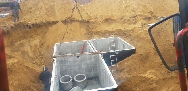 budowa domu obsługa, fundamenty piach, piasek, wykopy