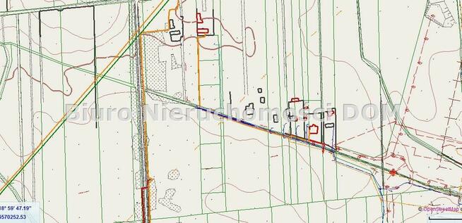 Działka usługowa Łojki gm. Blachownia