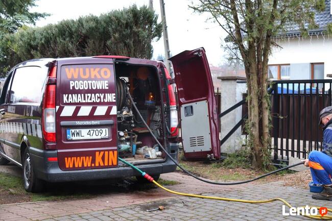 Hydraulik WUKO wycinanie korzeni udrażnianie rur Now.Dw.Maz