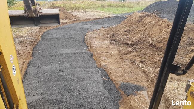 Usługi roboty ziemne koparko ładowarką lubań