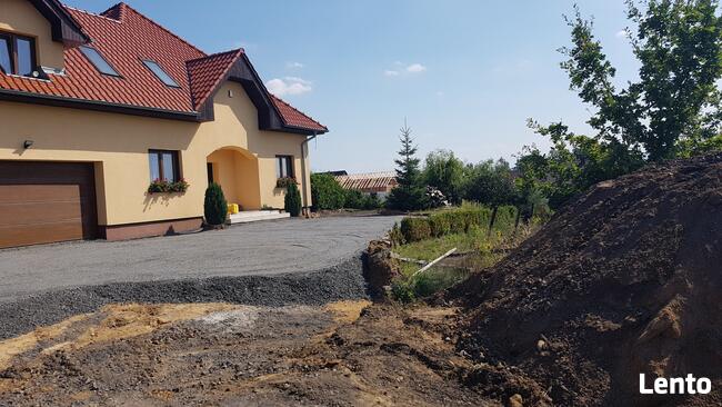 Usługi roboty ziemne koparko ładowarką lubań