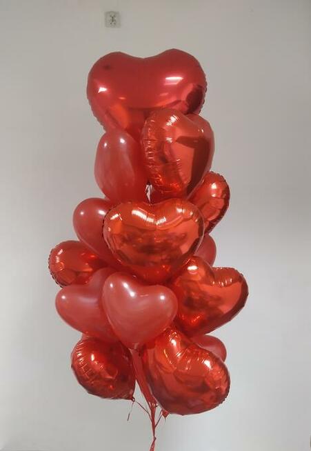 Balony z helem wesele urodziny bramy z balonów