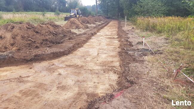 Usługi roboty ziemne koparko ładowarką lubań