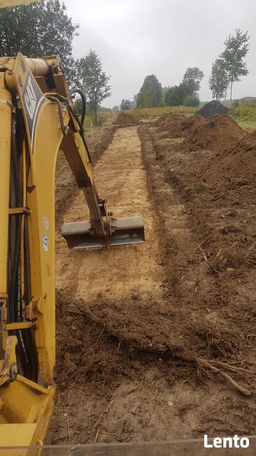 Usługi roboty ziemne koparko ładowarką lubań