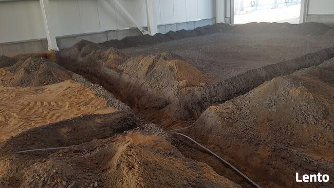 Usługi roboty ziemne koparko ładowarką lubań