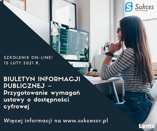 PROWADZENIE BIULETYNU INFORMACJI PUBLICZNEJ WRAZ Z PRZYGOTOW