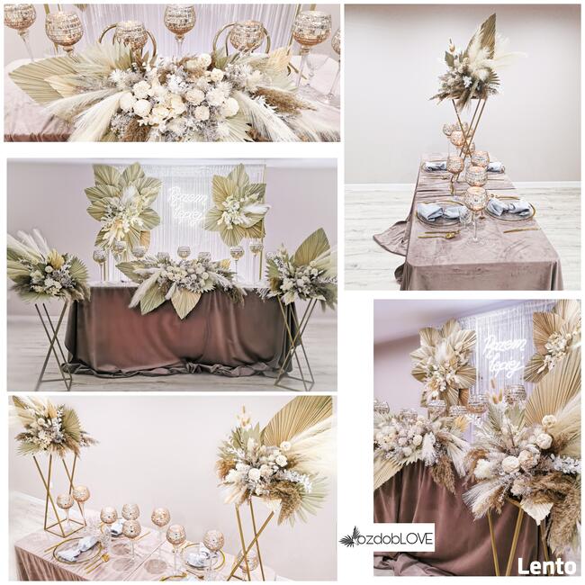 wypożyczalnia dekoracji Lublin, dekoracje ślubne, weselne