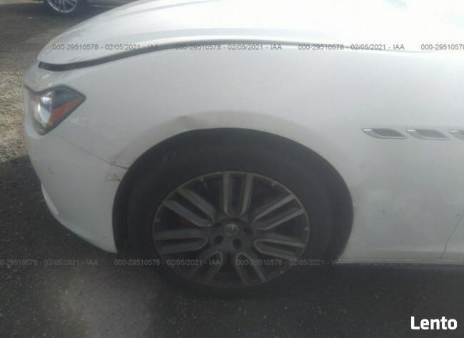 Maserati Ghibli 2017, 3.0L, lekko uszkodzony przód