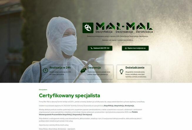 Serwis portal internetowy - kompleksowe tworzenie stron VAT