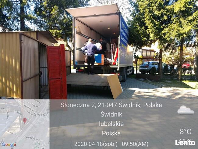 Przeprowadzki meblowozem z windą lub mniejszymi samochodami