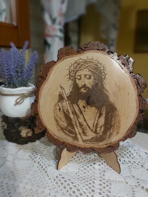 Obraz wypalany w drewnie