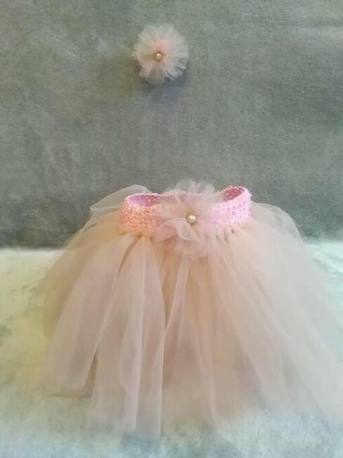 Spódniczka Tu-Tu różowa tiulowa rozmiar 86