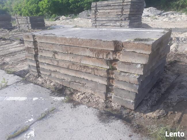PŁYTY BETONOWE DROGOWE MON UŻYWANE