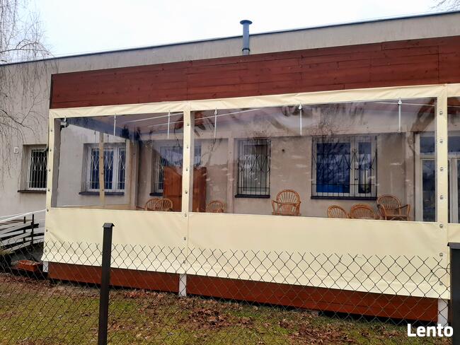 Przezroczyste okna ściany do tarasu kotary rolety foliowe