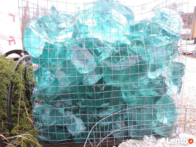 Kamień szklany Bryły Szklane Szkło Kora Kamienna Marianna