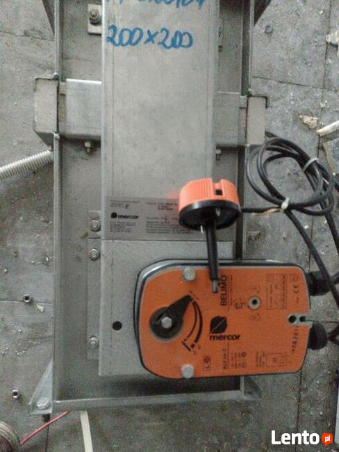 Przeciwpożarowa klapa oddymiająca mercore z siłown