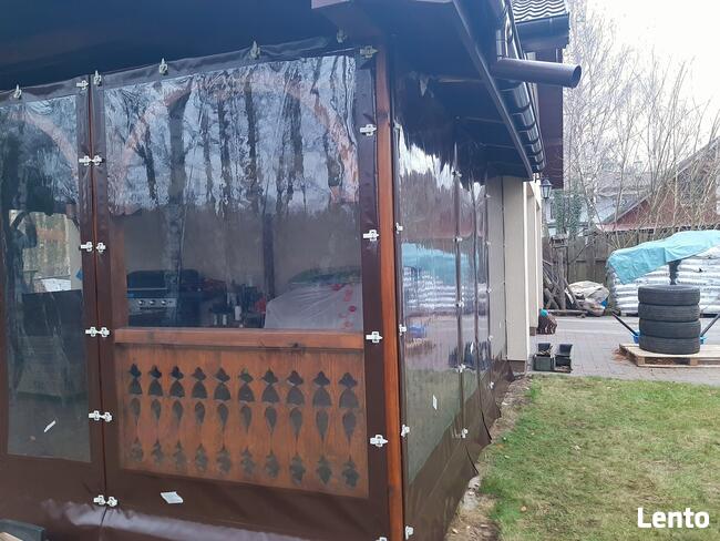 Przezroczyste okna ściany do tarasu kotary rolety foliowe