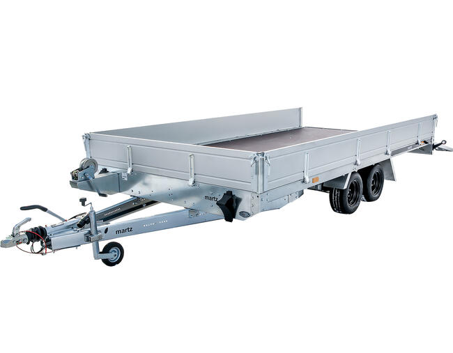 Laweta płaska z podłogą burtami 406x216 MARTZ GT PLATEAU 400