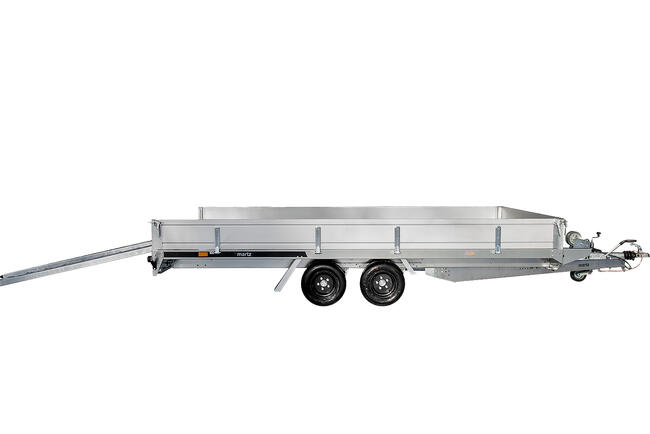 Laweta płaska z podłogą burtami 406x216 MARTZ GT PLATEAU 400