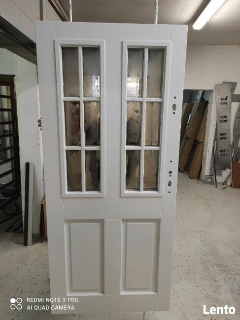 Drzwi zewnętrzne drewniane dębowe gwarancja jakości zadzwoń