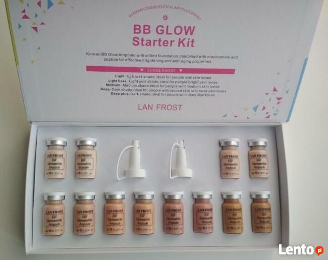 Ampulki BB GLOW- mezoterapia mikroiglowa ( dermapen) mix kol