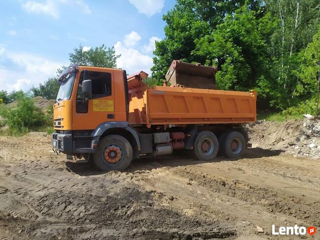 Roboty ziemne, transport, wywrotka.