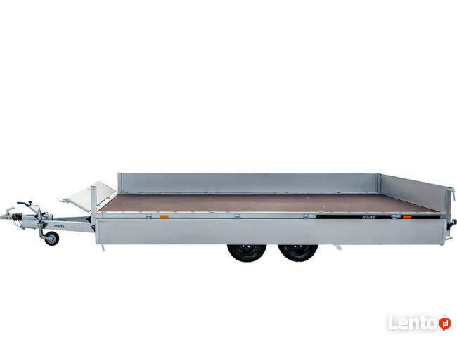 Laweta płaska z podłogą burtami 406x216 MARTZ GT PLATEAU 400