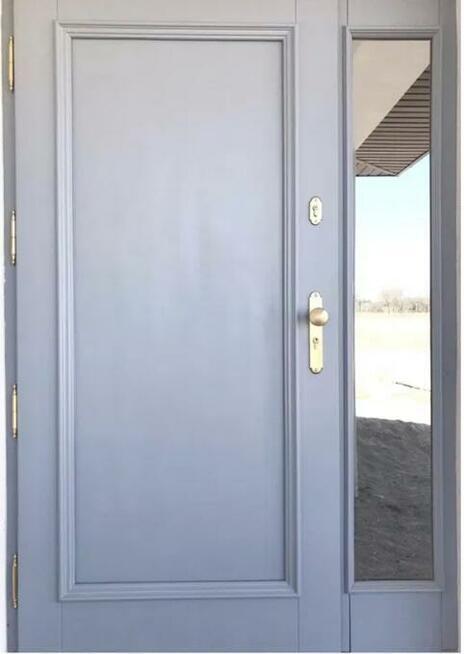 Drewniane drzwi zewnętrzne wejściowe od producenta