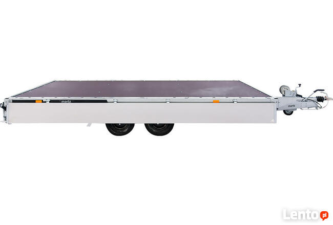 Laweta płaska z podłogą burtami 406x216 MARTZ GT PLATEAU 400