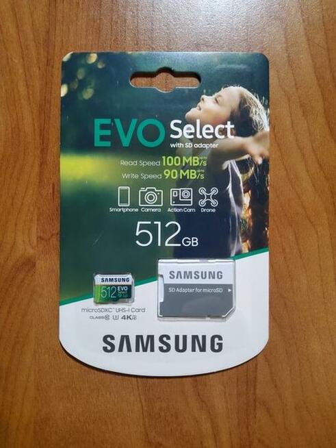 Karta pamięci Samsung EVO SELECT 512GB microSDXC