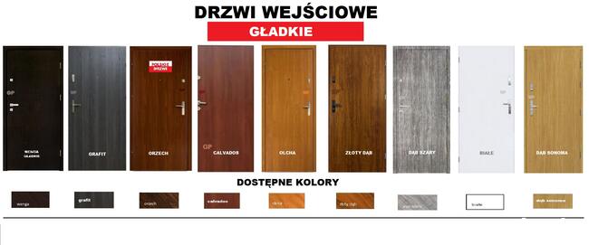 Drzwi wejściowe, pokojowe do domów i mieszkań-Końskie