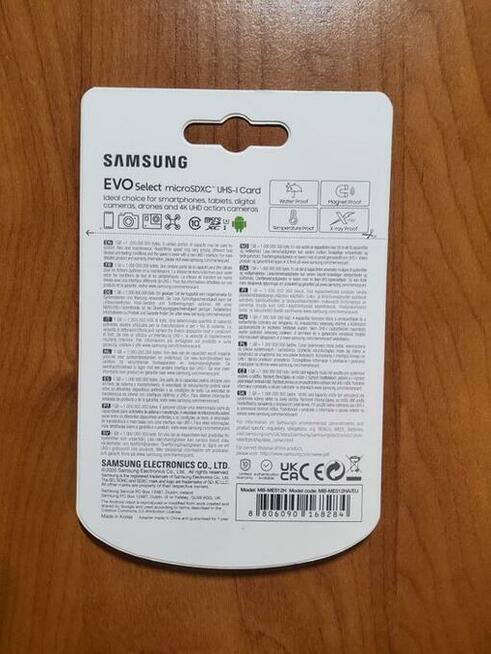 Karta pamięci Samsung EVO SELECT 512GB microSDXC