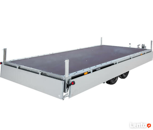 Laweta płaska z podłogą burtami 406x216 MARTZ GT PLATEAU 400