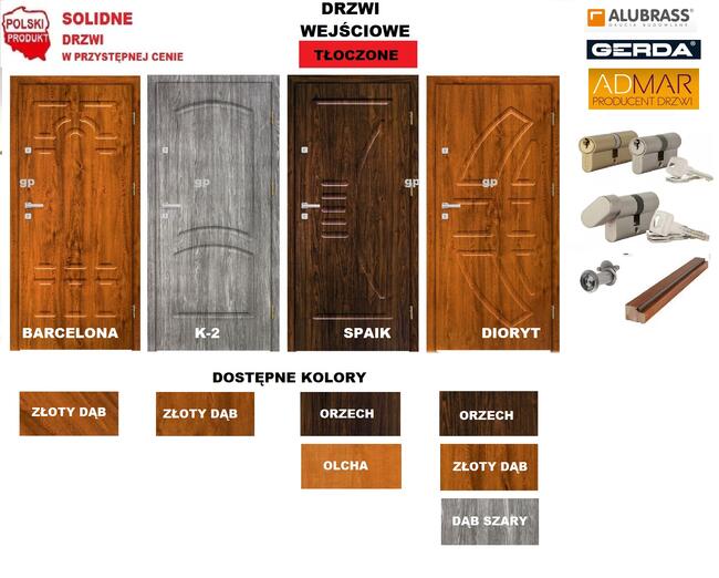 Drzwi wejściowe, pokojowe do domów i mieszkań-Końskie