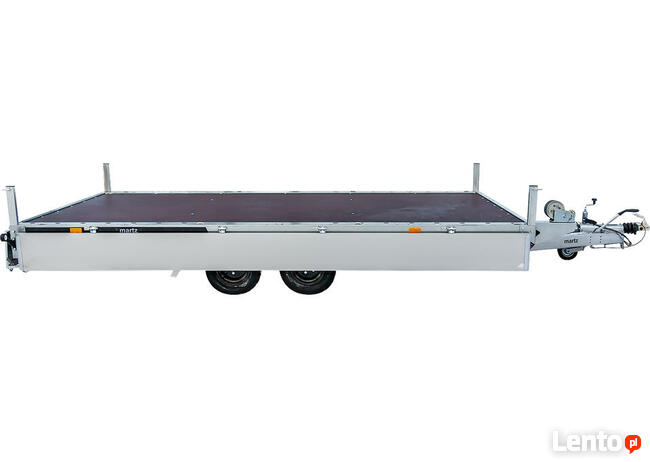 Laweta płaska z podłogą burtami 406x216 MARTZ GT PLATEAU 400