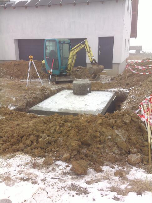 Przyłącza kanaliza, minikoparka, drenaże, wiertnica Krzywiń