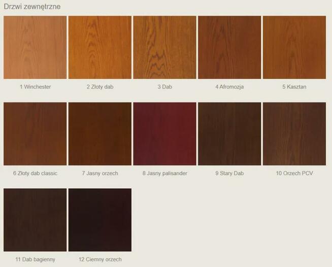 Drewniane drzwi wejściowe od producenta CZYSTE POWIETRZE