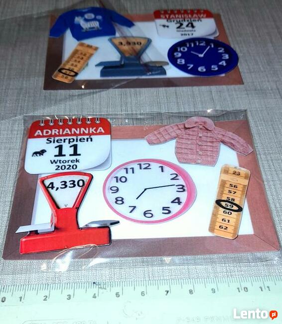 Metryka Twojego dziecka magnes na lodówkę 40zl