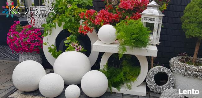 Kula betonowa kula ogrodowa ozdobna do ogrodu 50 cm