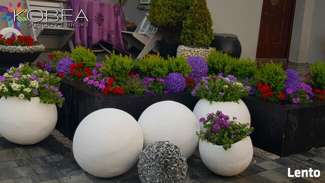 Kula betonowa kula ogrodowa ozdobna do ogrodu 50 cm