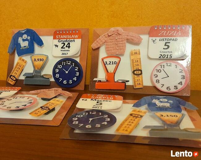 Metryka Twojego dziecka magnes na lodówkę 40zl