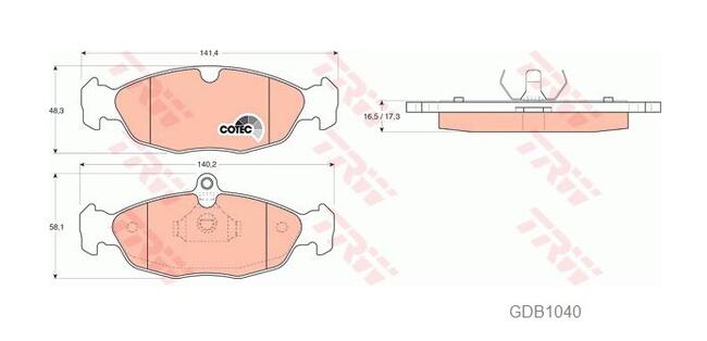 KLOCKI hamulcowe LANOS NEXIA CORSA A B TIGRA ASTRA F VECTRA